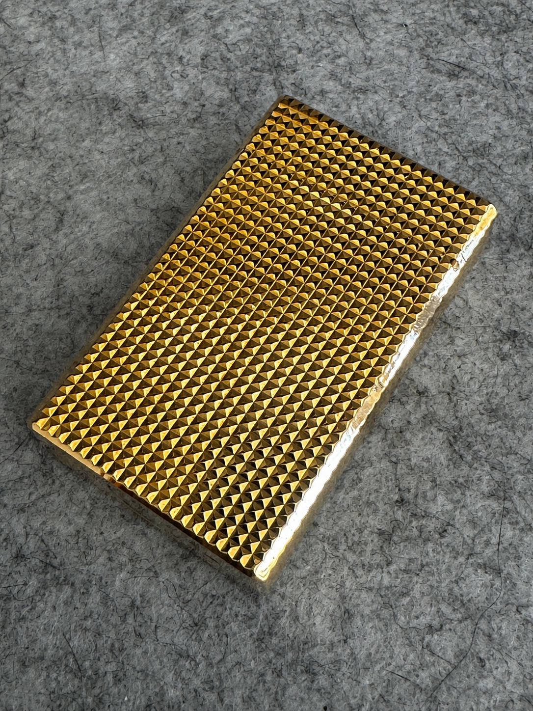 S.T. Dupont Ligne 1 Large Gold-Plated Lighter, 1977 — Listing photo