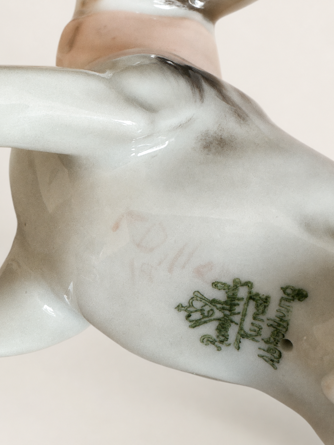 Rosenthal French Bulldog by Fritz Diller, early 20th century — Listing photo
