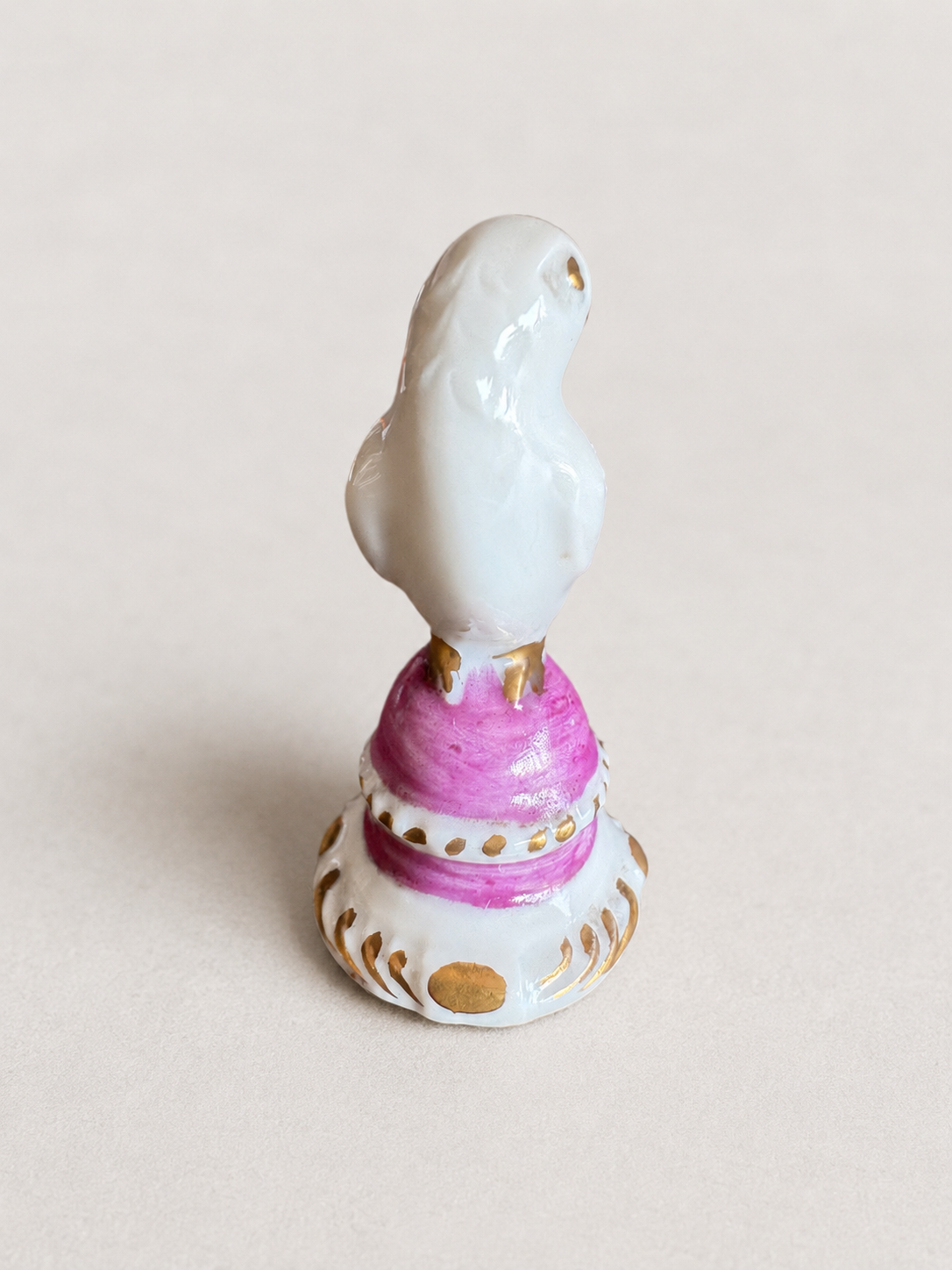 Rosenthal Tiny Parrot Model 158 Pair — Purple & White Variants, c. 1920s — Listing photo