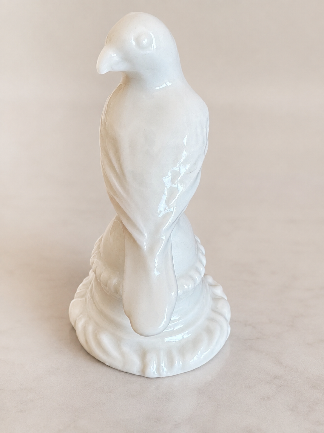 Rosenthal Tiny Parrot Model 158 Pair — Purple & White Variants, c. 1920s — Listing photo